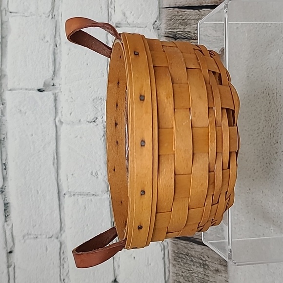 Longaberger Vintage 1999 Classic Button Basket 15407 with Divided 3-Way Insert - Picture 1 of 17